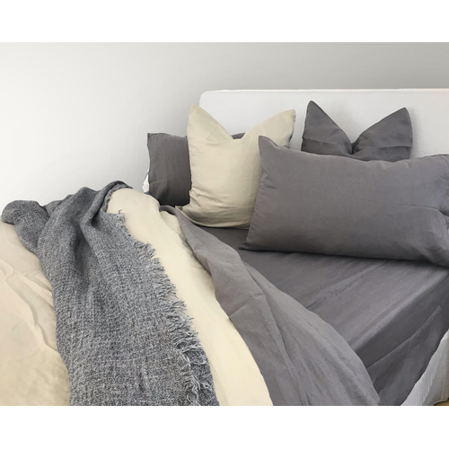 Linen Sheets Charcoal